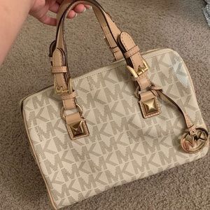 Michael Kors Medium Logo Grayson Satchel Bag